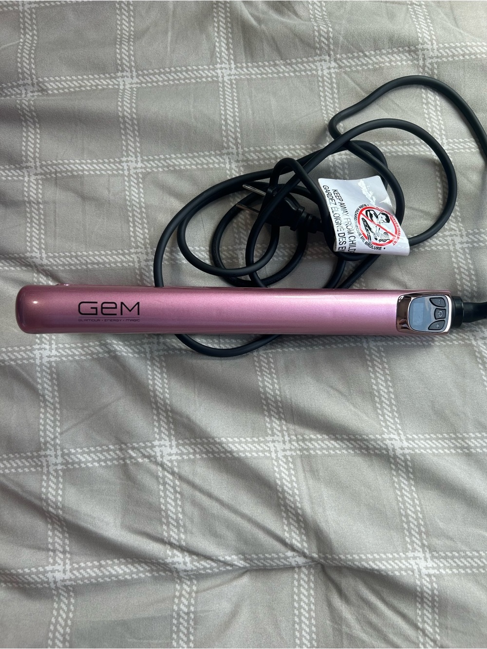 Pink Hair Straightener - Professional Flat Iron